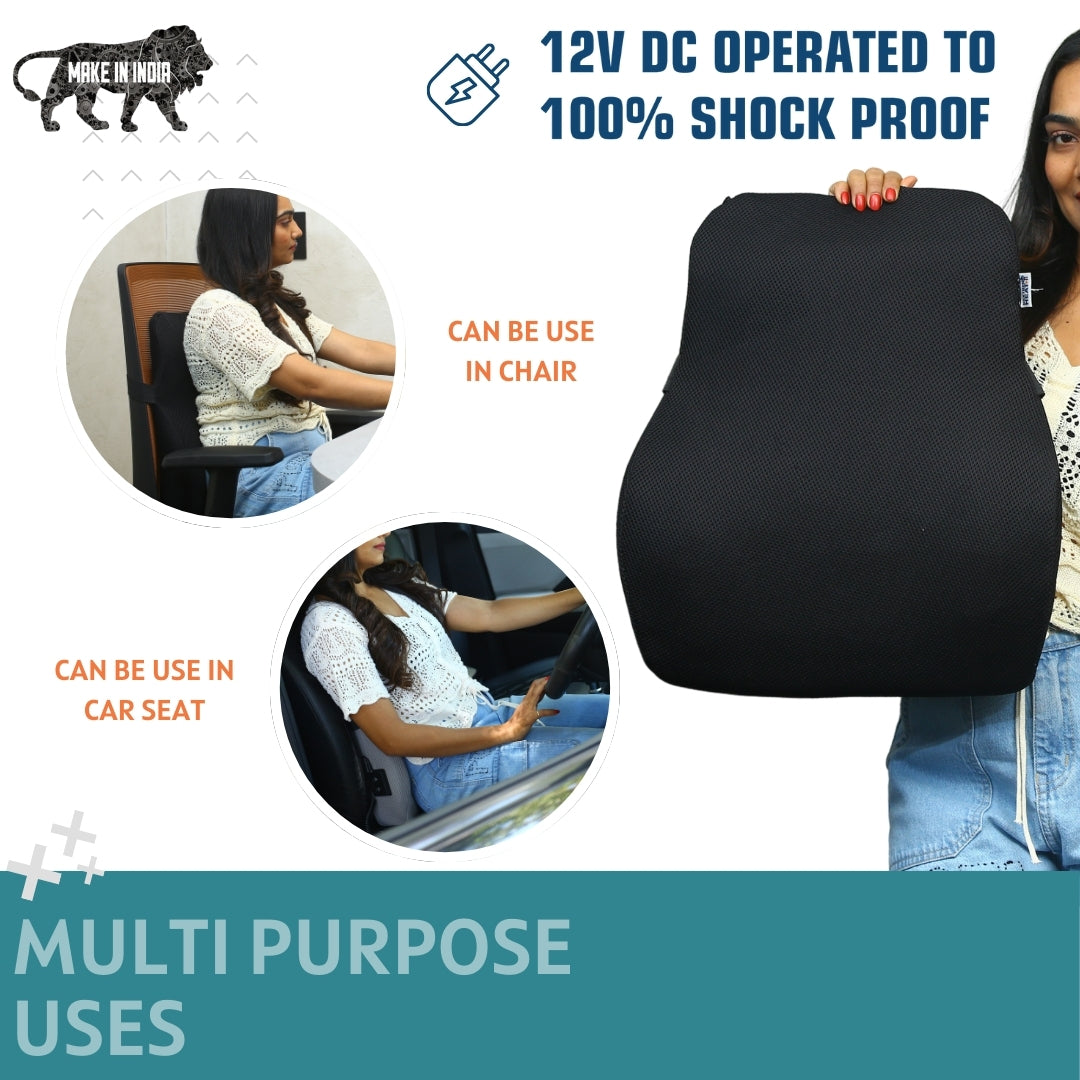 Orthopedic Back Rest Heating + Vibration